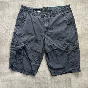 Helix Men's Gray Vintage Style Cargo Shorts